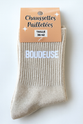 Chaussettes BOUDEUSE femme fille anniversaire noël AMI