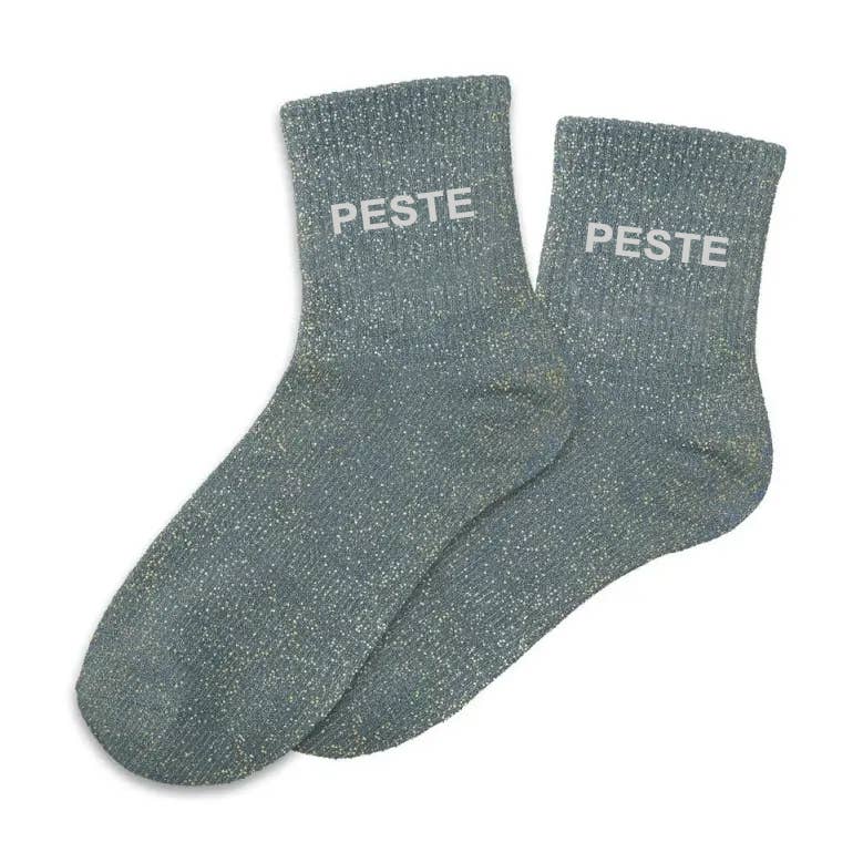 Chaussettes à paillettes PESTE Cadeau Anniversaire noël