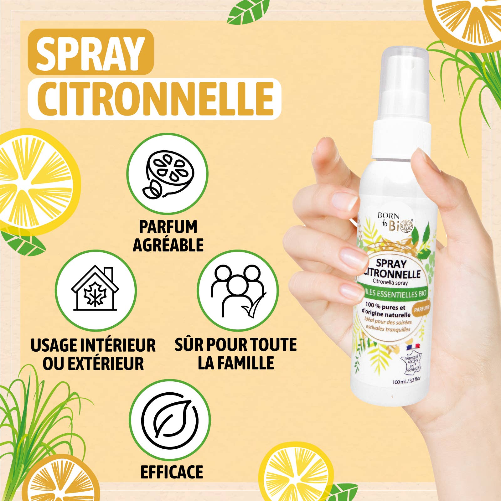 SPRAY CITRONNELLE - 100ml