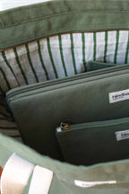 Housse d'ordinateur Ava: Denim gris / M