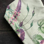 Trousse de toilette Blossom Garden avec fond 100 % coton biologique