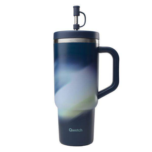 Travel cup isotherme inox - aura - bleu nuit - 900ml