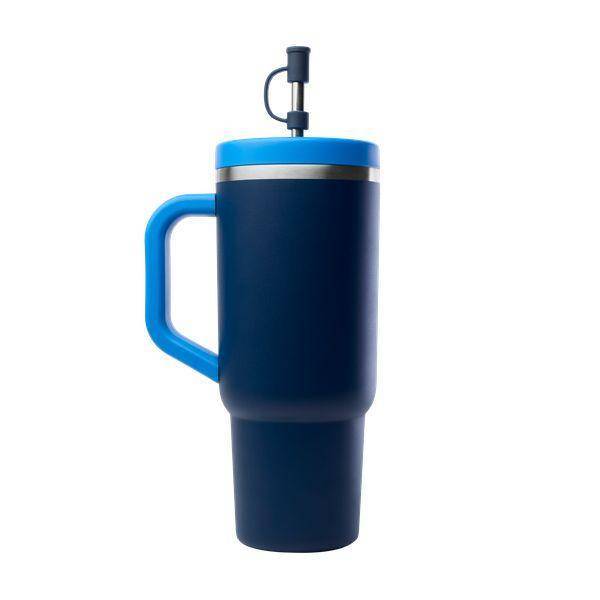 Travel cup isotherme inox - level up - bleu nuit - 900ml