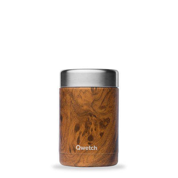Boîte repas isotherme inox - wood - 340ml