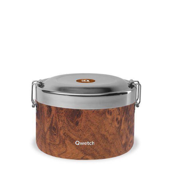 Bento isotherme à compartiment - wood - 850ml