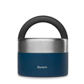 Boîte repas isotherme inox avec poignée - granite - bleu nuit - 650ml