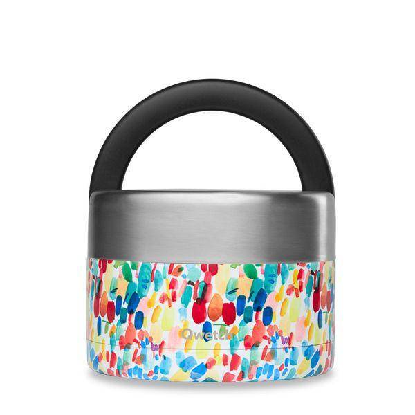 Boîte repas isotherme inox avec poignée - arty - 650ml