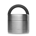 Boîte repas isotherme inox avec poignée - inox brossé - 850ml