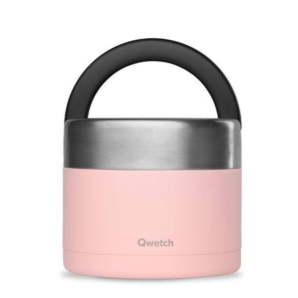 Boîte repas isotherme inox avec poignée - pastel - rose - 850ml