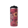 Travel mug isotherme inox - anémones - 470ml