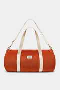 Sac polochon Simon: velours brique
