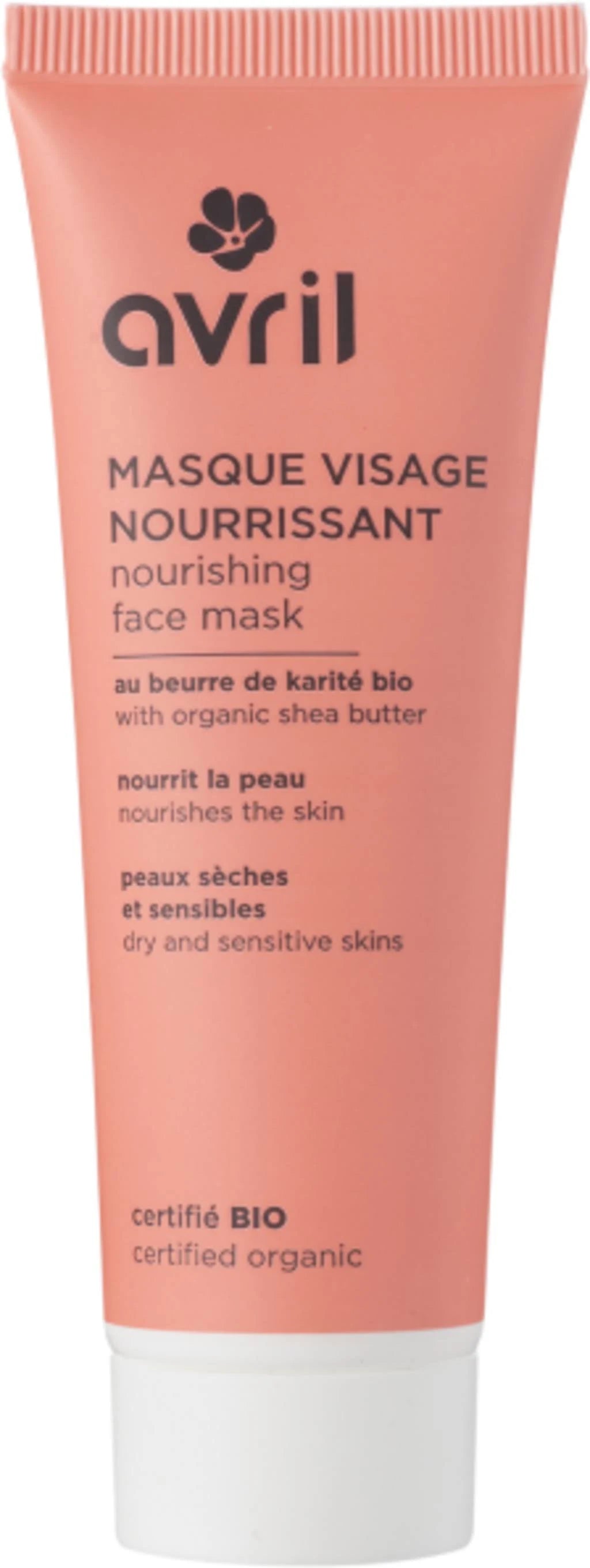 Masque visage nourrissant 50ml - Certifié bio